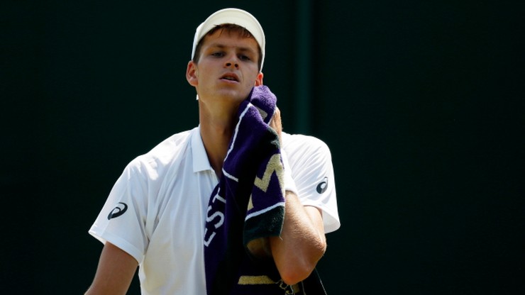 Wimbledon: Hurkacz odpadł w pierwszej rundzie. Tomic za mocny