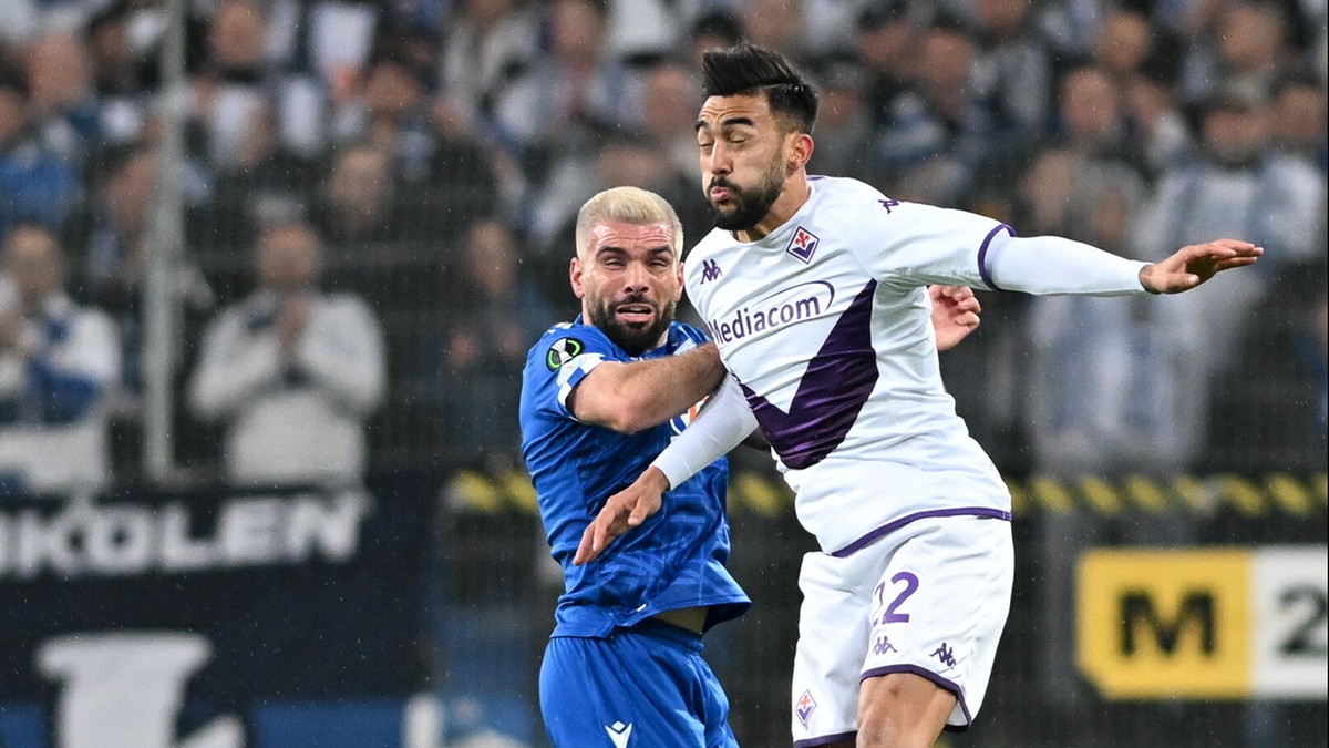 Lech Poznań - Fiorentina 1:2. Gol Nicolasa Gonzaleza