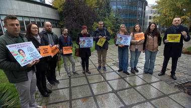 Protest przed szpitalem. „Coś niewyobrażalnego”