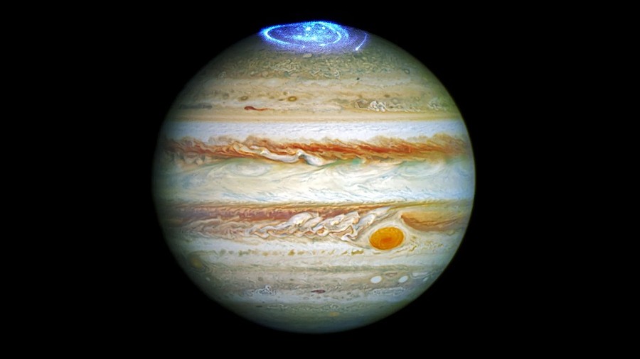 Jowisz, największa planeta w Układzie Słonecznym. Fot. NASA / ESA.