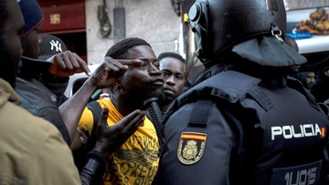 Protesty w Madrycie po śmierci senegalskiego sprzedawcy ulicznego
