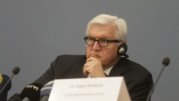Steinmeier za stopniowym znoszeniem sankcji wobec Rosji