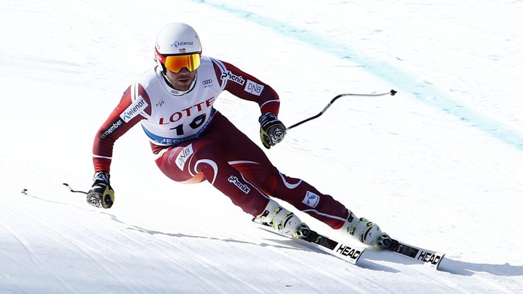 Alpejski PŚ: Jansrud najszybszy na trasie olimpijskiej