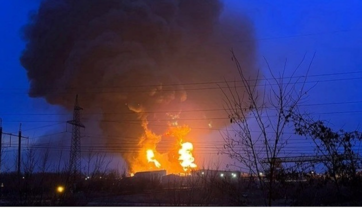 Biełgorod. Wojna w Ukrainie. Pożar magazynu ropy naftowej w Rosji. Powodem miał być ukraiński atak