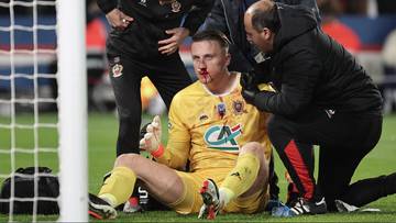 Fatalne zderzenie Polaka w meczu z PSG! Zalał się krwią