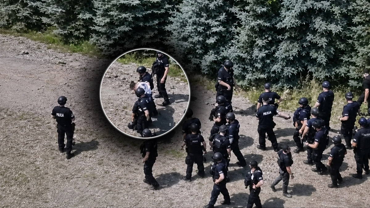 Były policjant zabił teścia i ranił teściową. Finał obławy w Mierzawie