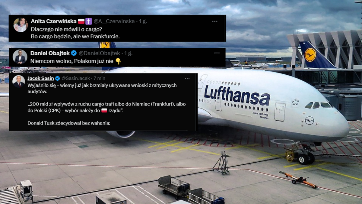 Lufthansa Cargo chce rozbudować lotnisko we Frankfurcie. Politycy PiS oburzeni