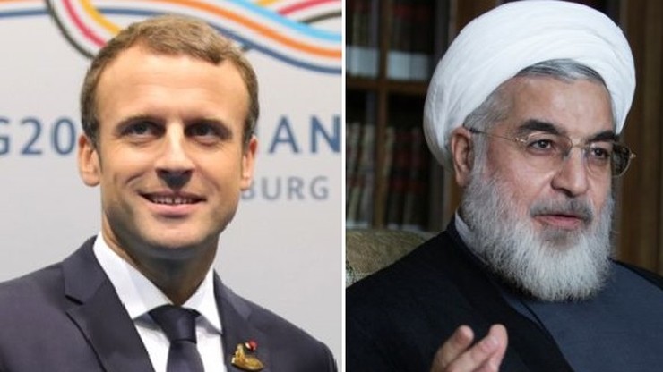 Przywódcy Francji i Iranu chcą utrzymać w mocy porozumienie nuklearne