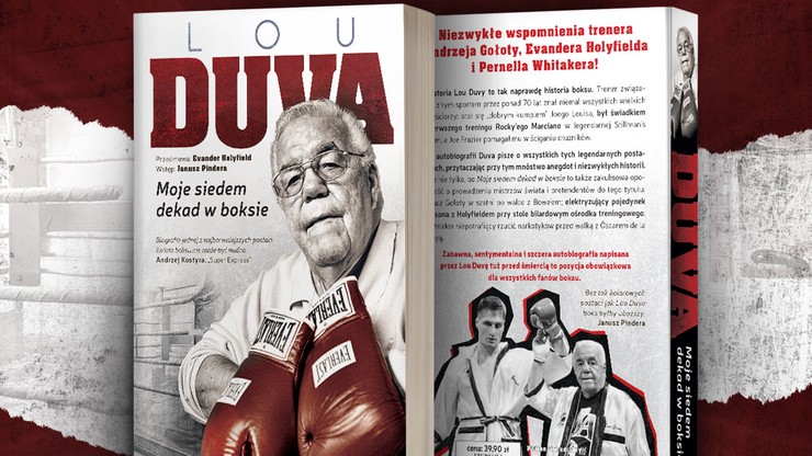 Siedem dekad w boksie Lou Duvy. Rusza przedsprzedaż książki legendarnego trenera!