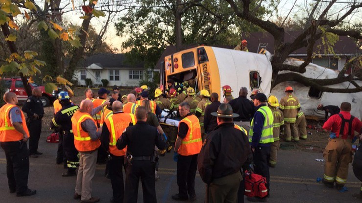 USA: katastrofa autobusu szkolnego. Nie żyje co najmniej sześcioro dzieci