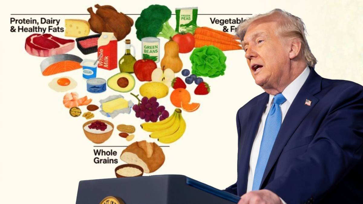 "Byliśmy wprowadzani w błąd". Ludzie Trumpa pokazali nową piramidę żywieniową