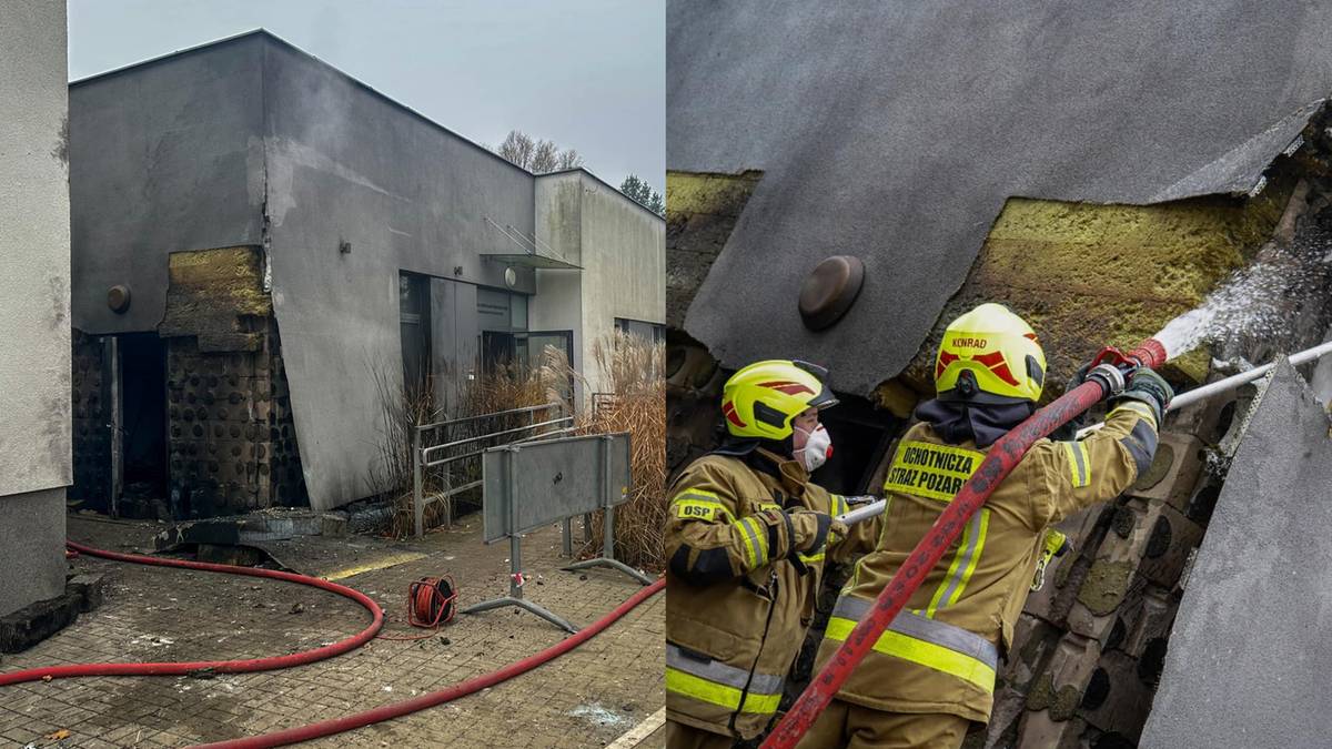 Wybuchy i pożar w szpitalu w Puszczykowie. Ewakuacja pacjentów