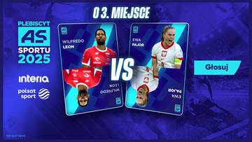 As Sportu Interii i Polsatu Sport 2025. Wilfredo Leon i Ewa Pajor w walce o 3. miejsce. Zagłosuj!