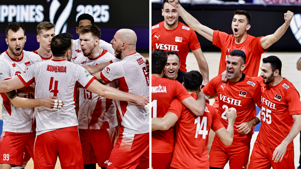 Dwóch drużyn piłkarzy ręcznych świętujących zwycięstwo.