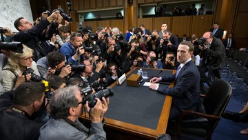 Zeznania szefa Facebooka w Senacie USA. "Nie zrobiliśmy dość"