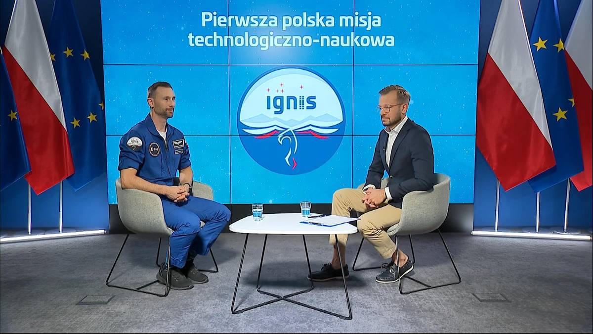 Pierwszy taki wywiad. Sławosz Uznański-Wiśniewski: Nie mogę się doczekać następnego lotu