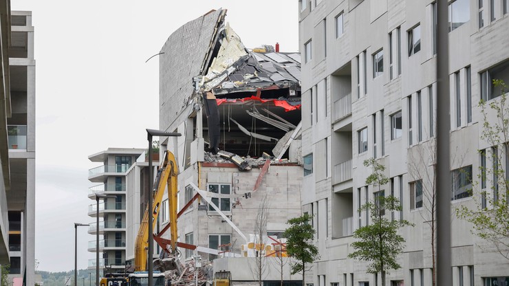 Katastrofa budowlana w Belgii. Są zabici i ranni