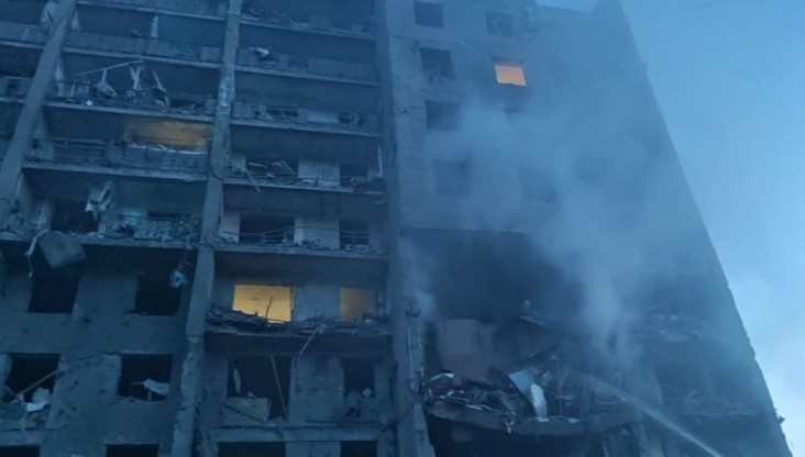 Wojna w Ukrainie. Co najmniej 19 osób zginęło w rosyjskim ataku rakietowym