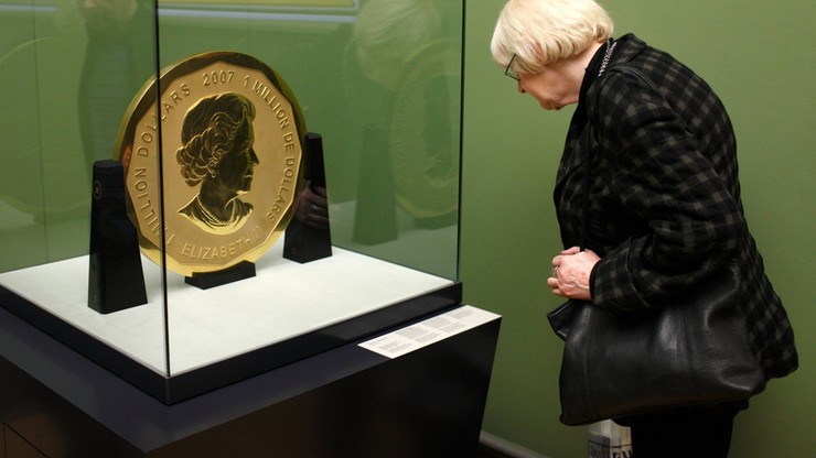 100-kilogramowa złota moneta skradziona z berlińskiego muzeum