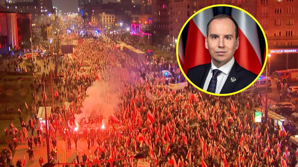 "Ramię w ramię z smerfami". Kancelaria Prezydenta o udziale w Marszu Niepodległości