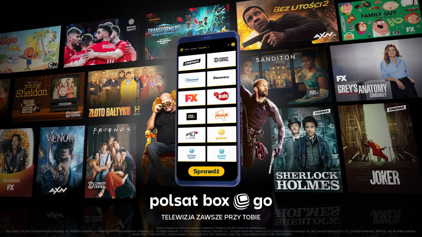 Polsat Box Go: Telewizja zawsze przy Tobie. 140 kanałów