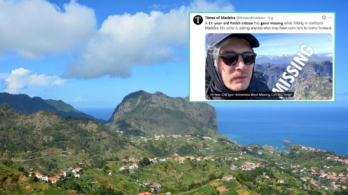 Poszukiwania 31-letniego Polaka na Maderze. Zaginął Igor Holewiński