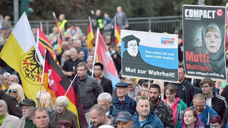 Niemcy: rekordowe poparcie dla antyislamskiej AfD
