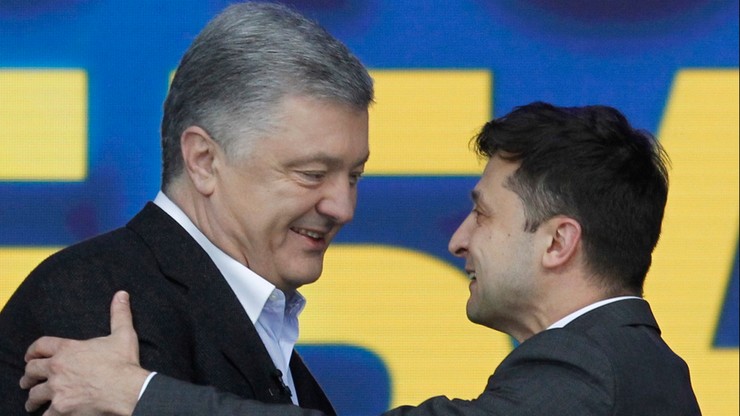 Debata kandydatów na prezydenta Ukrainy: Zełenski vs. Poroszenko
