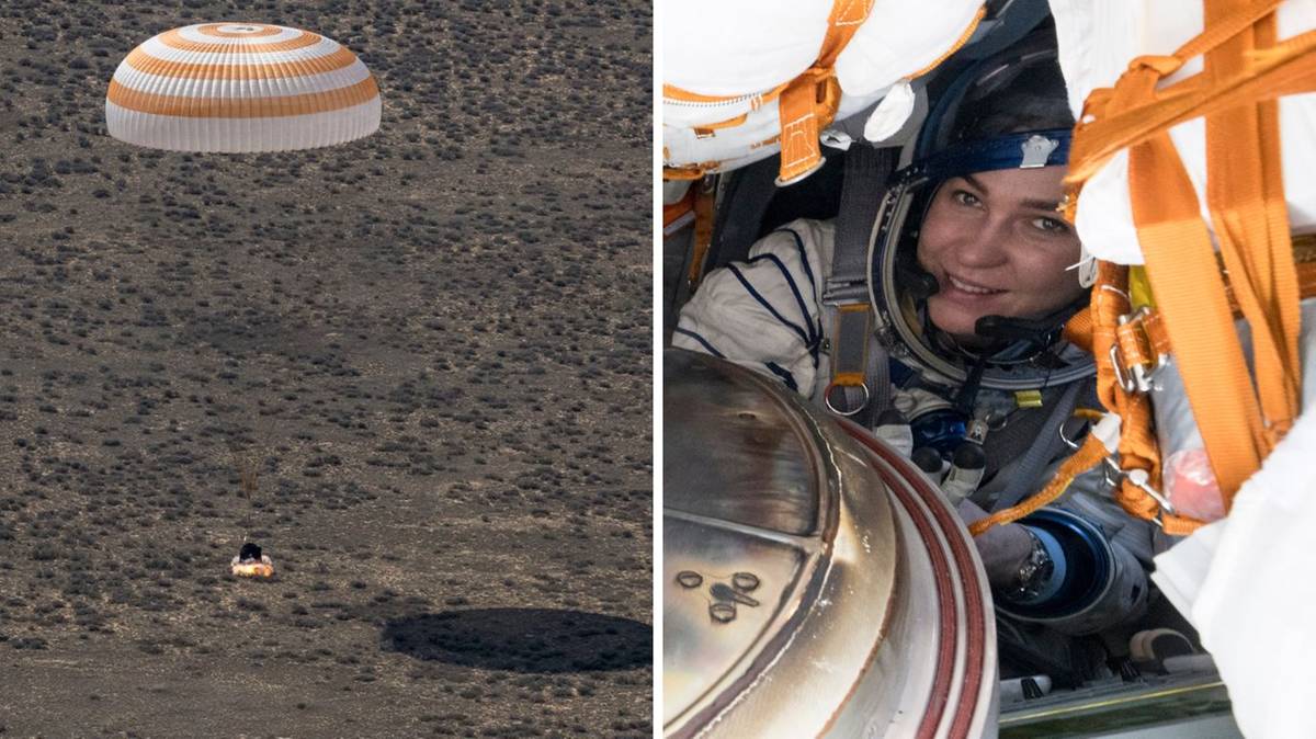Rosyjska kapsuła wylądowała w Kazachstanie. Na pokładzie astronauci