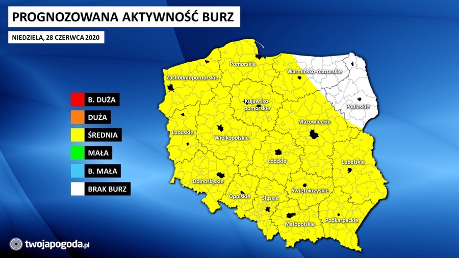 Pierwsza burza nad Żuławami