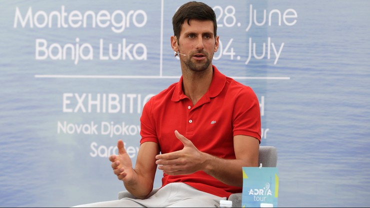 Wielu tenisistów krytykuje sprawę Adria Tour. Djoković wyraził skruchę