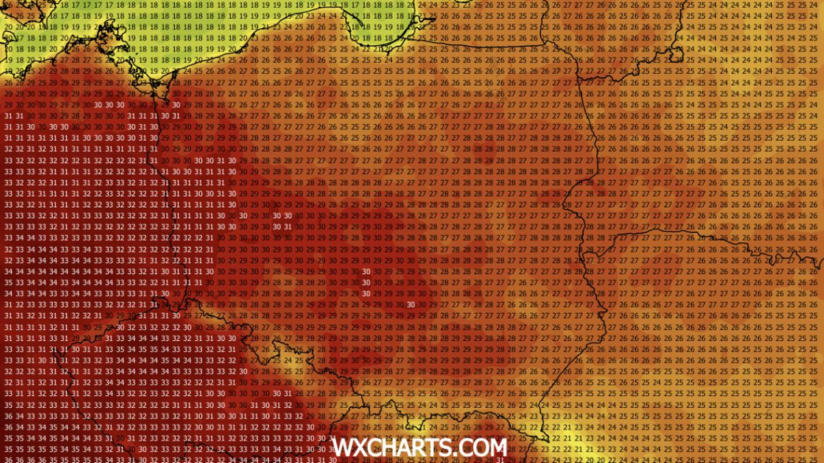 Nowa fala upałów ograniczy się praktycznie tylko do zachodu i nie będzie tak intensywna jak pod koniec czerwca