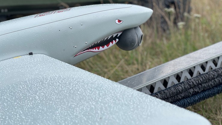 Wojna w Ukrainie. Nowy ukraiński dron. "Rekin" wspomoże działanie HIMARS-ów