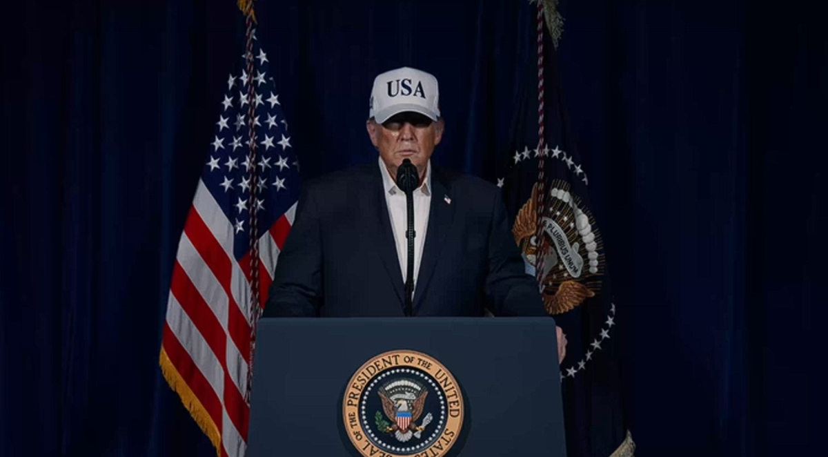 Donald Trump skomentował atak na Iran. USA prowadzą "główne operacje bojowe"