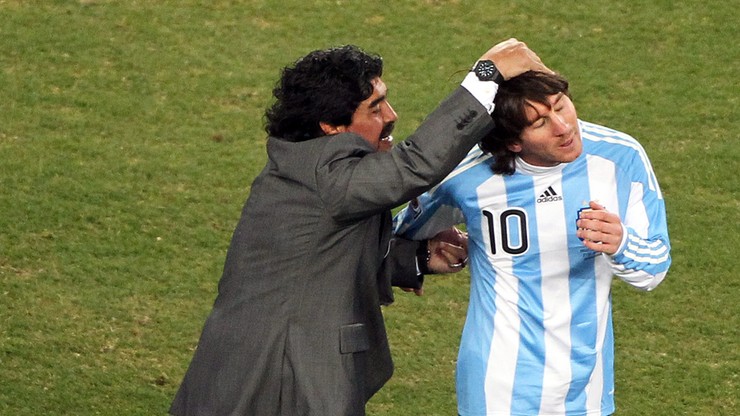 Maradona o Messim: Kocham go z całego serca, ale...