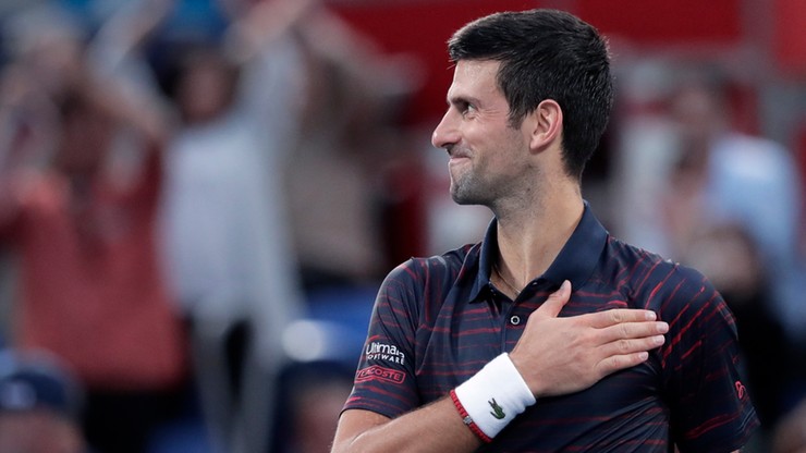 ATP w Szanghaju: Djokovic przegrał z Tsitsipasem w ćwierćfinale