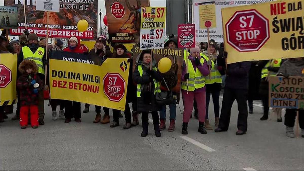 Rozgniewani mieszkańcy zablokowali zakopiankę. Boją się o swoje domy