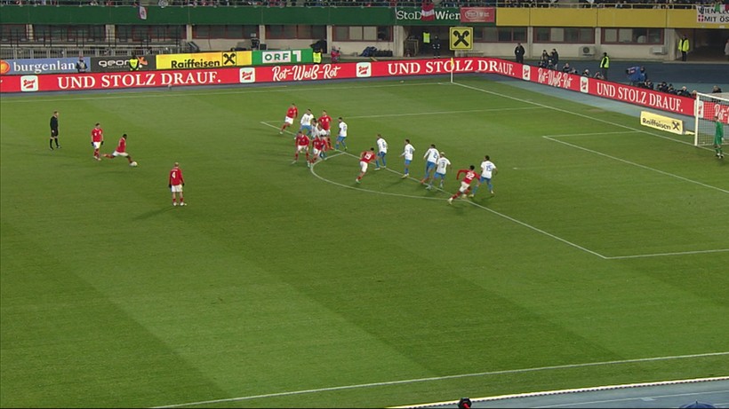 Kapitalny gol Davida Alaby w meczu Austria - Włochy. Ale przymierzył! (WIDEO)