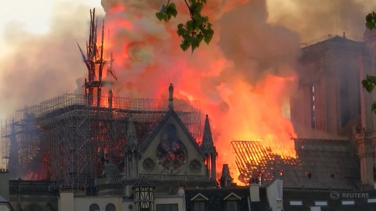 Druga rocznica pożaru Notre Dame. "Dziękujemy Polakom za przywiązanie do katedry"