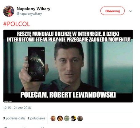 Polska - Kolumbia (memy)