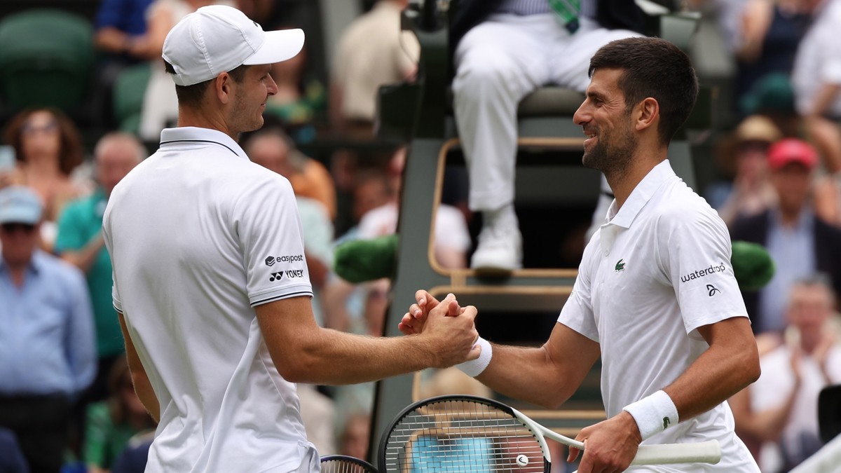 Novak Djokovic pochwalił Huberta Hurkacza. Umieścił Polaka wśród najlepszych na świecie