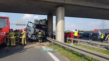 Tragiczny wypadek na S8. Nie żyje kierowca tira