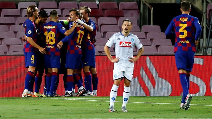Barcelona pokonała Napoli i awansowała do 1/4 finału Ligi Mistrzów