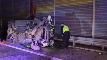 Tragiczny wypadek na S8. Zginął pasażer busa
