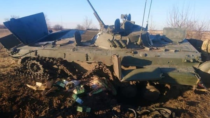 Wojna w Ukrainie. Sztab generalny: wróg dąży do zajęcia m.in. Kijowa. Siły białoruskie przy granicy