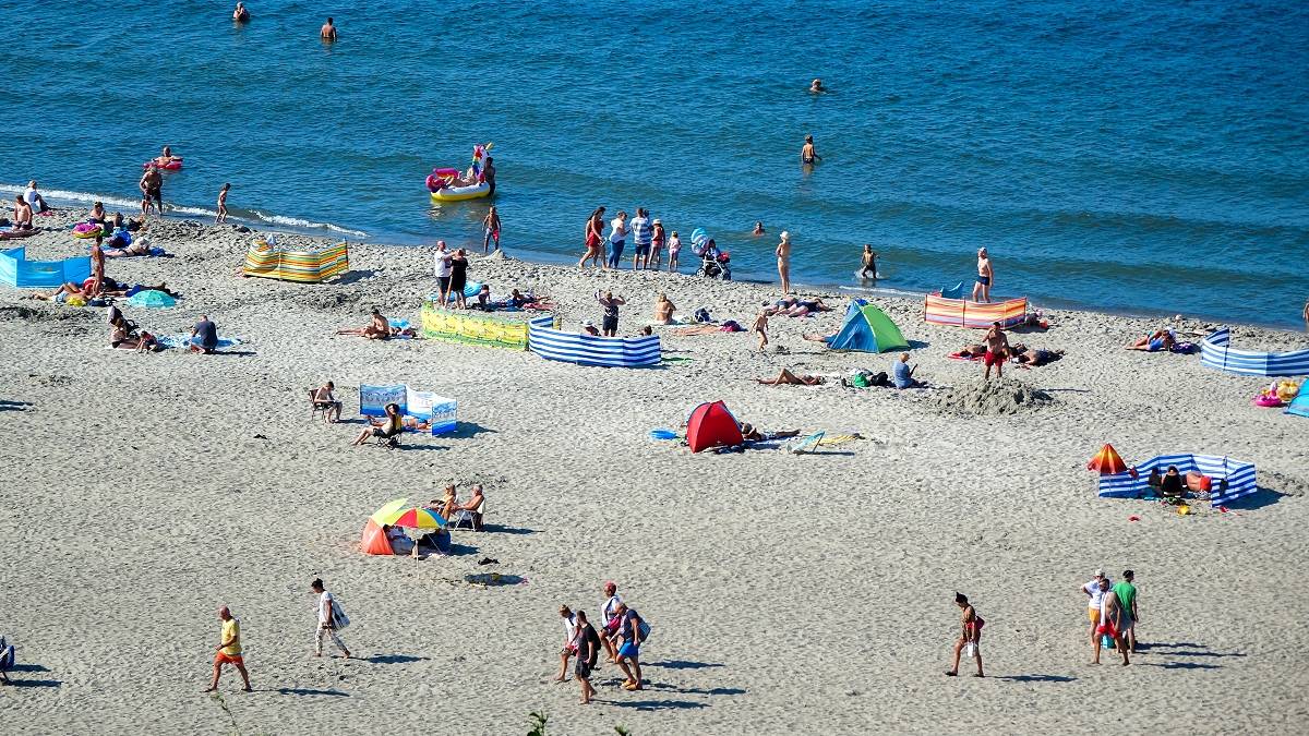 Woda w Bałtyku może mieć nawet 25 stopni. Fot. TwojaPogoda.pl