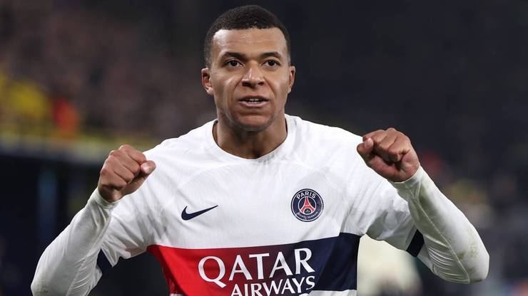 4. Kylian Mbappe (Francja/PSG)