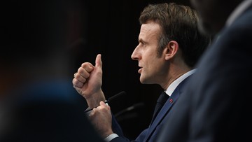 Francja potępia decyzję Rosji. "Stoimy po stronie Ukraińców"