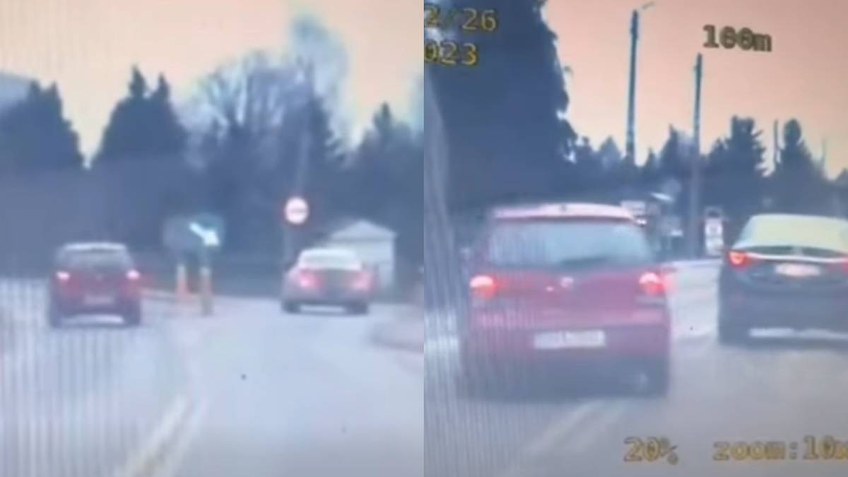 Pędził ponad 100 km/h i uderzył w radiowóz. "Uzbierał" 65 punktów karnych