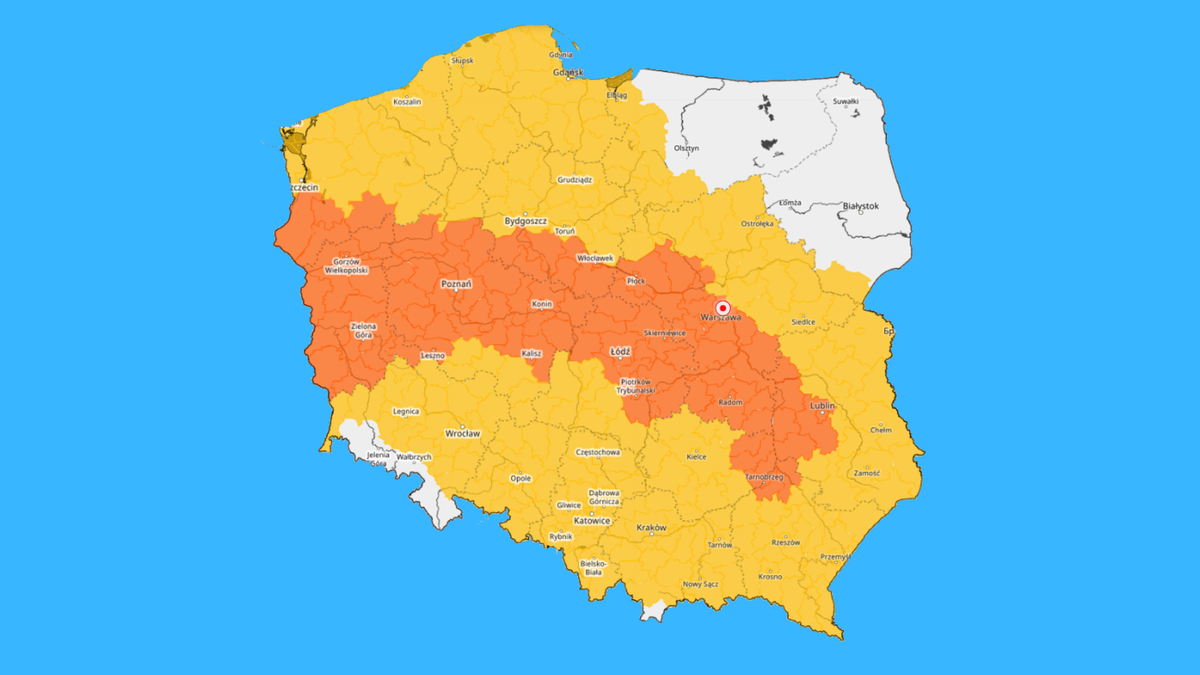 Upał w piątek najsilniejszy będzie na zachodzie i w centrum, miejscami osiągając około 33 st. C